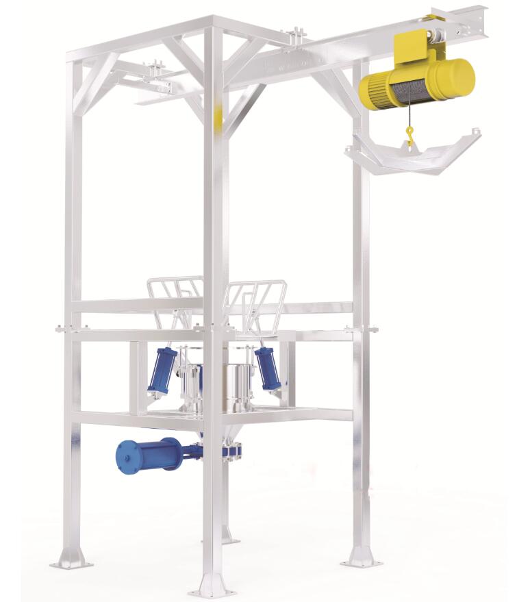 噸袋破袋機(jī)開(kāi)袋站